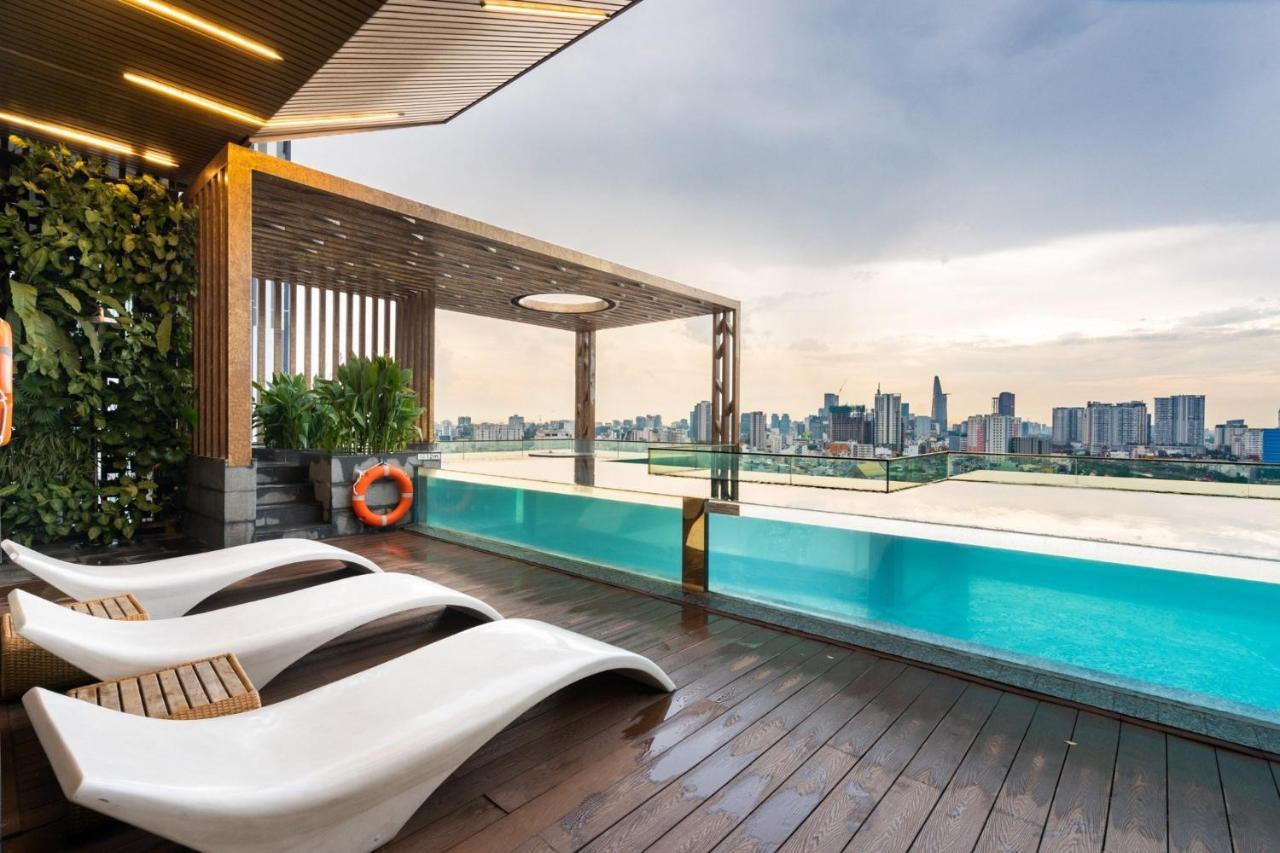 Luxury D1Mension In District 1 Freepoolsaunagym 胡志明市 外观 照片