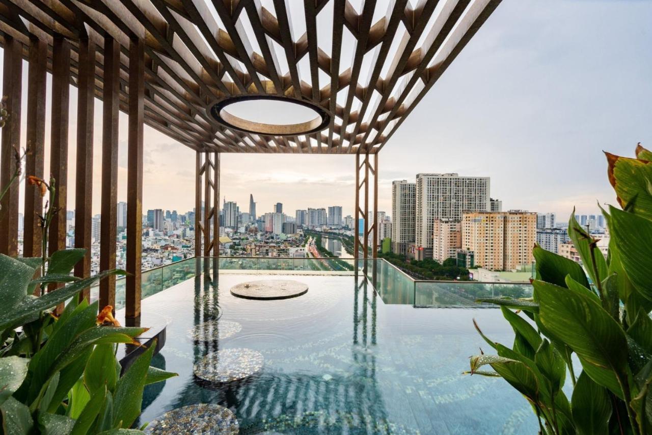 Luxury D1Mension In District 1 Freepoolsaunagym 胡志明市 外观 照片